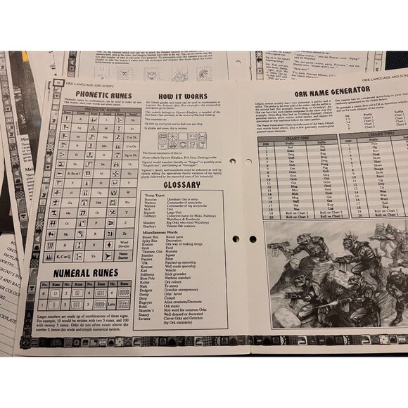 WAAARGH THE ORKS! Original 1990 Edition (not reprint) Games Workshop, 98 pages - Picture 10 of 16